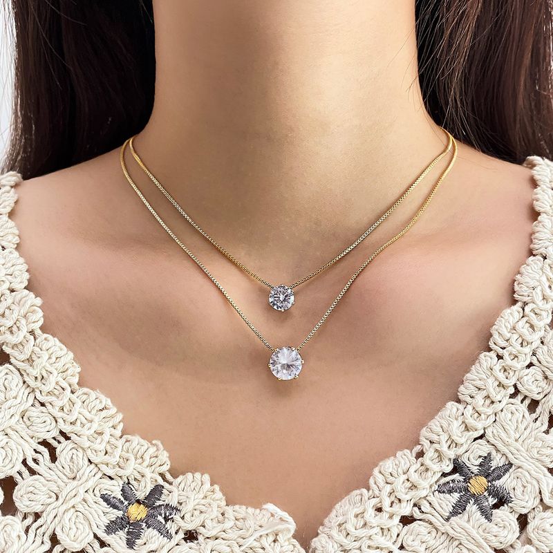 TIOZONEY - Collar Dorado Mujer