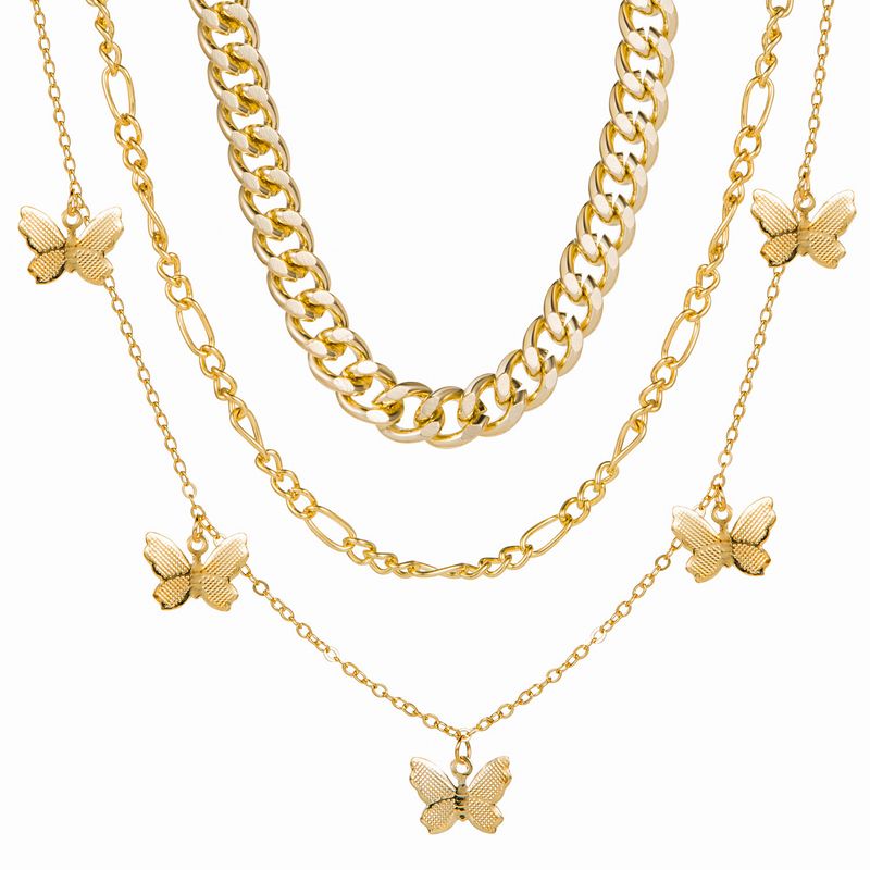 TIOZONEY - Collar Dorado Mujer