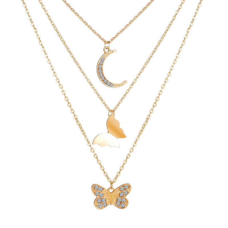 TIOZONEY - Collar Dorado Mujer