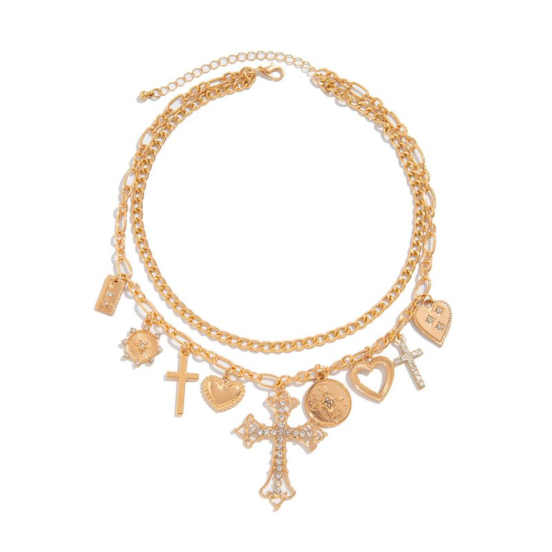 TIOZONEY - Collar Dorado Mujer