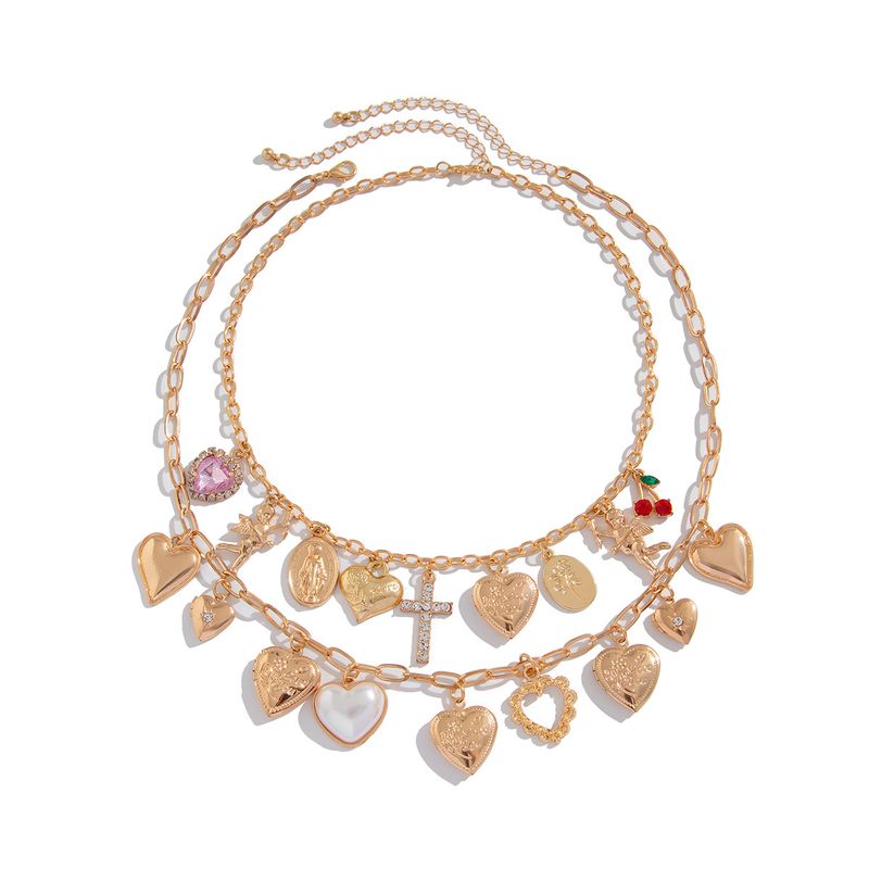 TIOZONEY - Collar Dorado Mujer