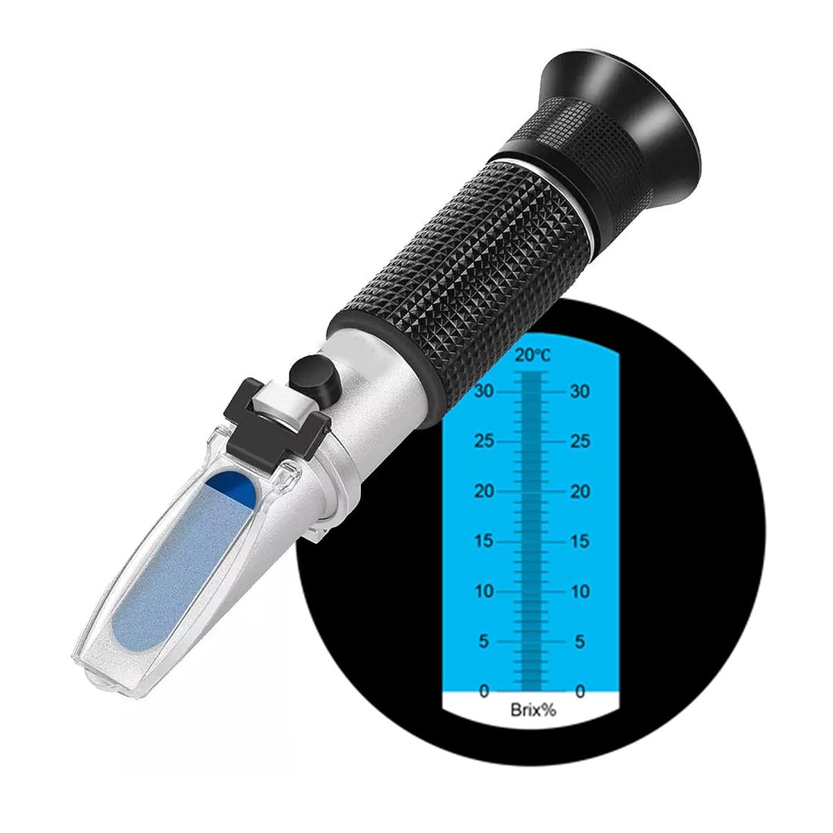 KUANGYE - Refractometro 0-32% Brix Con Estuche