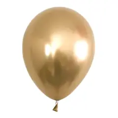 GENERICO - GLOBO 12 CHROME DORADO X12 UNI