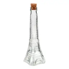 GENERICO - Botella Torre Eiffel Vidrio Cocteleria Bar Gourmet
