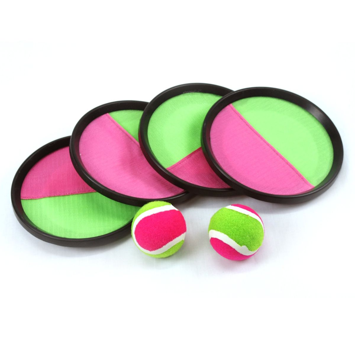 GENERICO - JUEGO DE LANZAMIENTO Y ATRAPE CON VELCRO