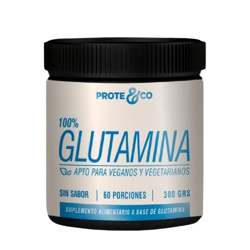 PROTE&CO - Glutamina 300 grs, 60 servicios Proteandco