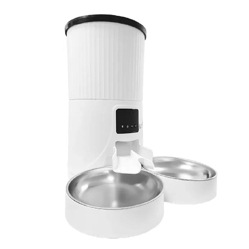 ALPHA - Dispensador Automatico Doble Comida Mascotas 4 lts. Wifi