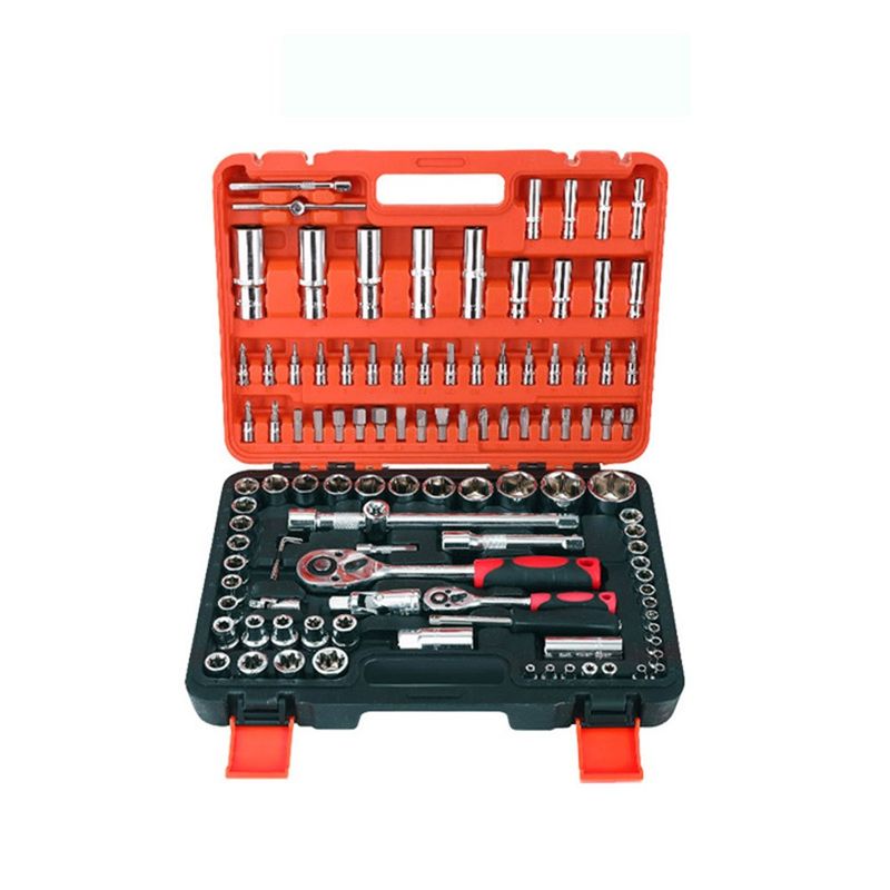 MUNDO MAGIA - Kit De Herramientas 108 Piezas En Caja Transportado Naranja