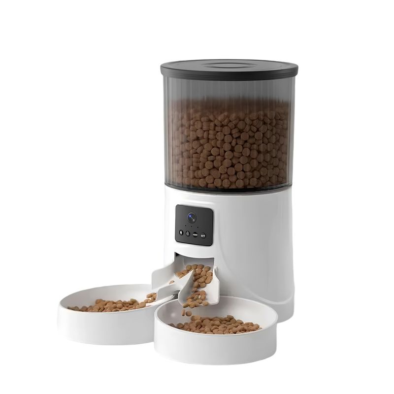 ALPHA - Dispensador Automatico Comida Mascotas 4 lts. Camara Wifi
