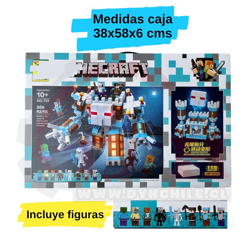 GENERICO - Bloques 866 Pcs M-craft Compatibles Con Otras Marcas /751