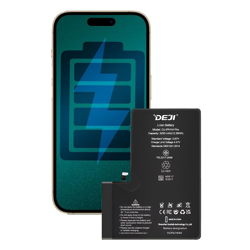 GENERICO - Bateria Compatible con iPhone 14 Pro DEJI IC Cap 3200mAh