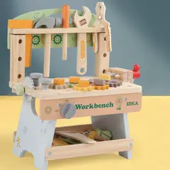 GENERICO - Tool Set Madera Construccion Para Niños Jueguetes Juegos