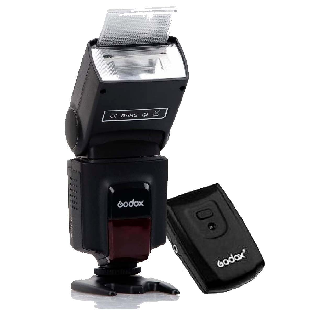 GODOX - Flash Godox Tt520-ii + Trigger  Canon Nikon Sony Lumix