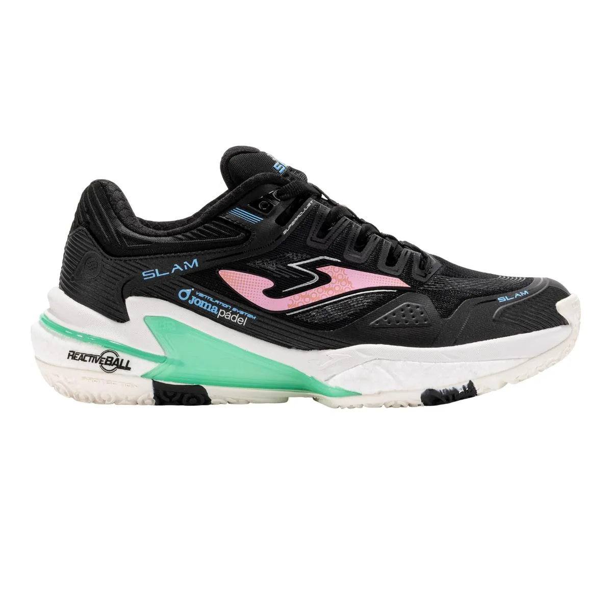 JOMA - Zapatillas Pádel Mujer Joma Slam Negra