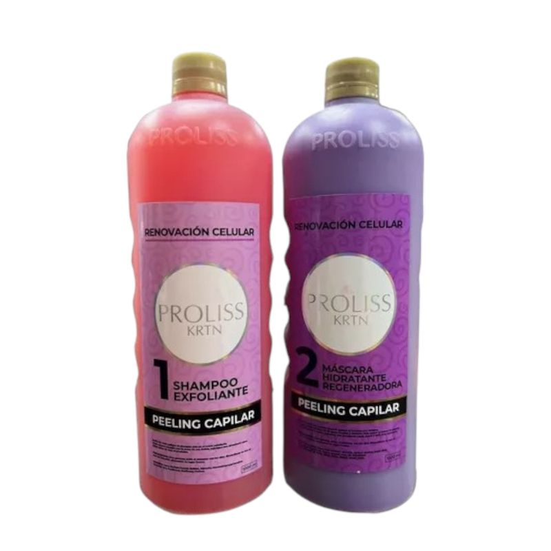 PROLISS - SHAMPOO Y MASCARILLA PEELING CAPILAR  PROLISS 2L