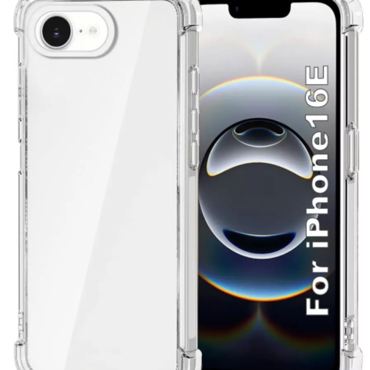 GENERICO - Carcasa Para iPhone 16e Transparente Reforzada