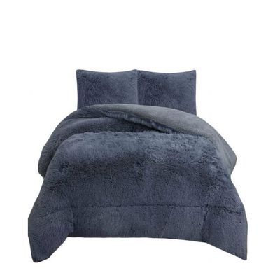 Imagen 2 del producto PLUMON O COBERTOR PELUDO CON CHIPORRO COLOR LISO KING TF.