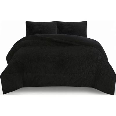 Imagen 2 del producto PLUMON O COBERTOR PELUDO CON CHIPORRO COLOR LISO KING TF.