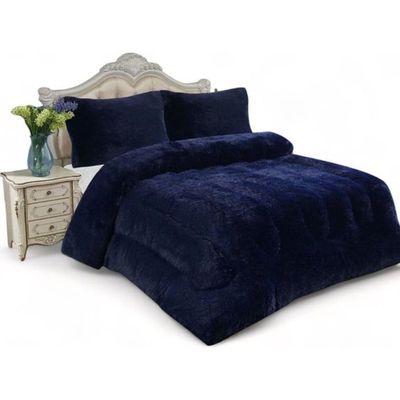 Imagen 2 del producto PLUMON O COBERTOR PELUDO CON CHIPORRO COLOR LISO KING TF.