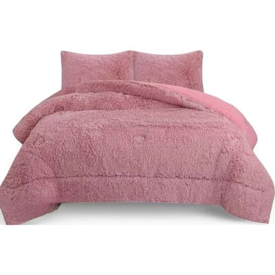 Imagen 2 del producto PLUMON O COBERTOR PELUDO CON CHIPORRO COLOR LISO KING TF.