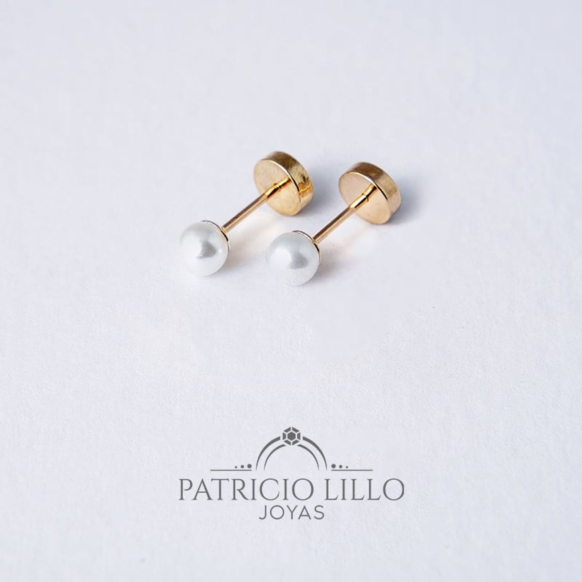 JOYAS PATRICIO LILLO - Aro de oro abridores 14k perla