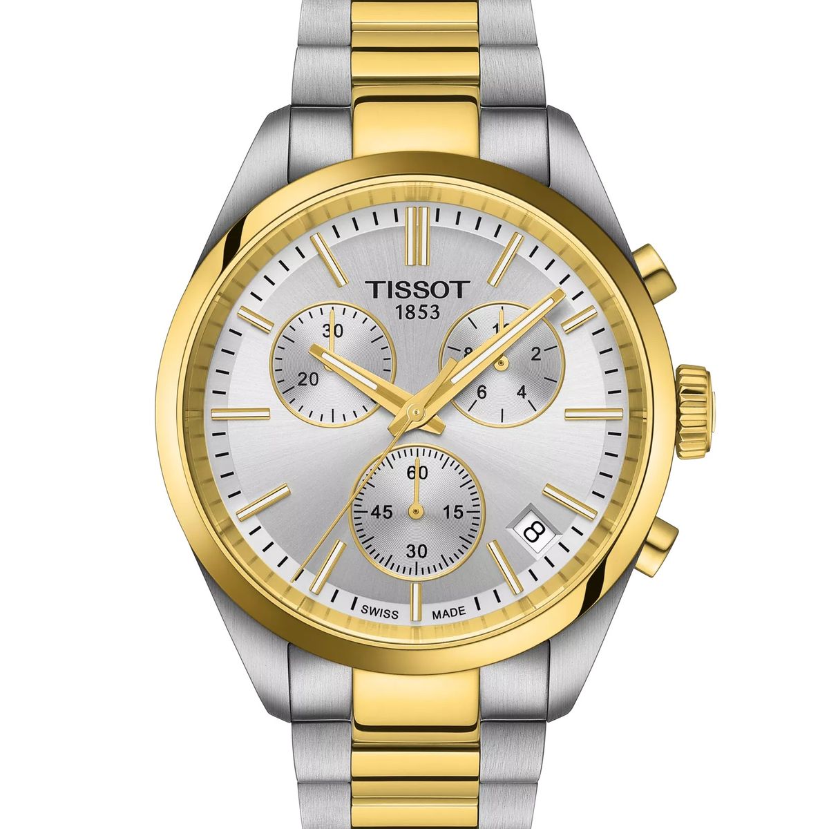 TISSOT - Reloj Tissot PR100 Chronograph Bicolor Dorado