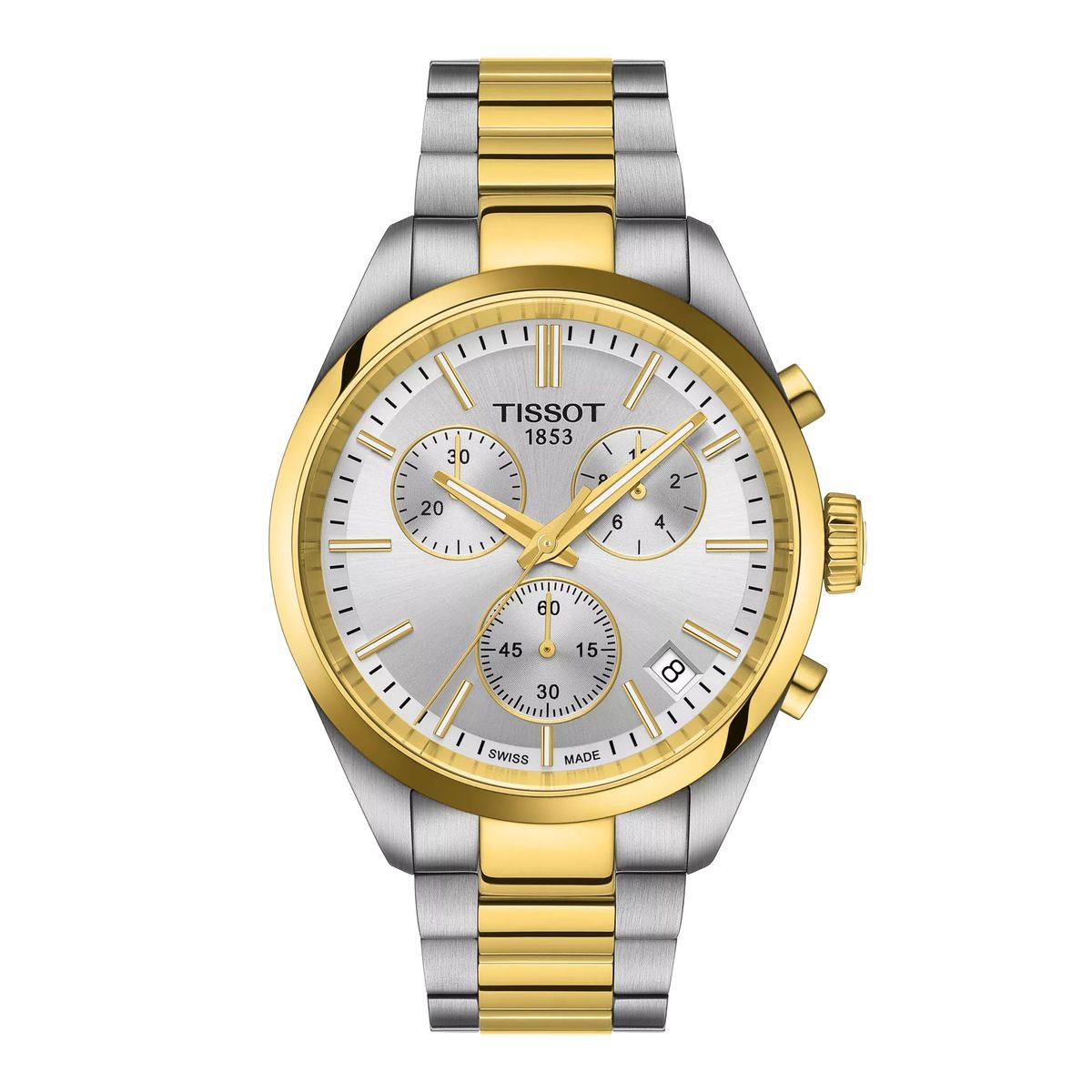 TISSOT - Reloj Tissot PR100 Chronograph Bicolor Dorado