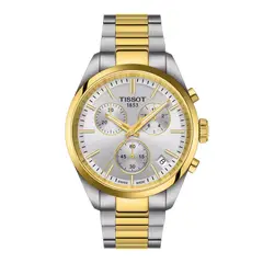 TISSOT - Reloj PR100 Chronograph Bicolor Dorado