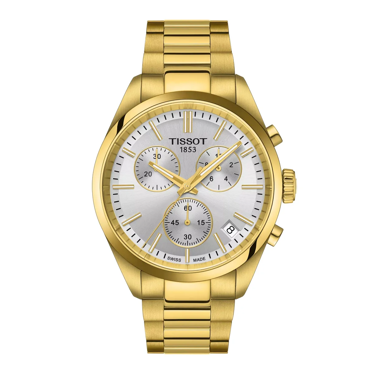 TISSOT - Reloj Tissot PR100 Chronograph Dorado