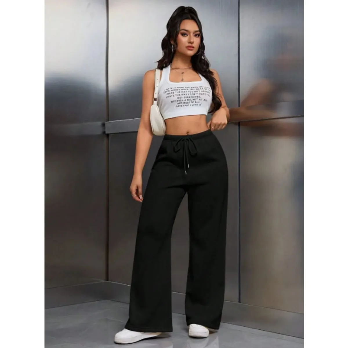 LOOK SHOP - Pantalón Jogger Buzo Mujer Algodón Forro Polar. Invierno 138