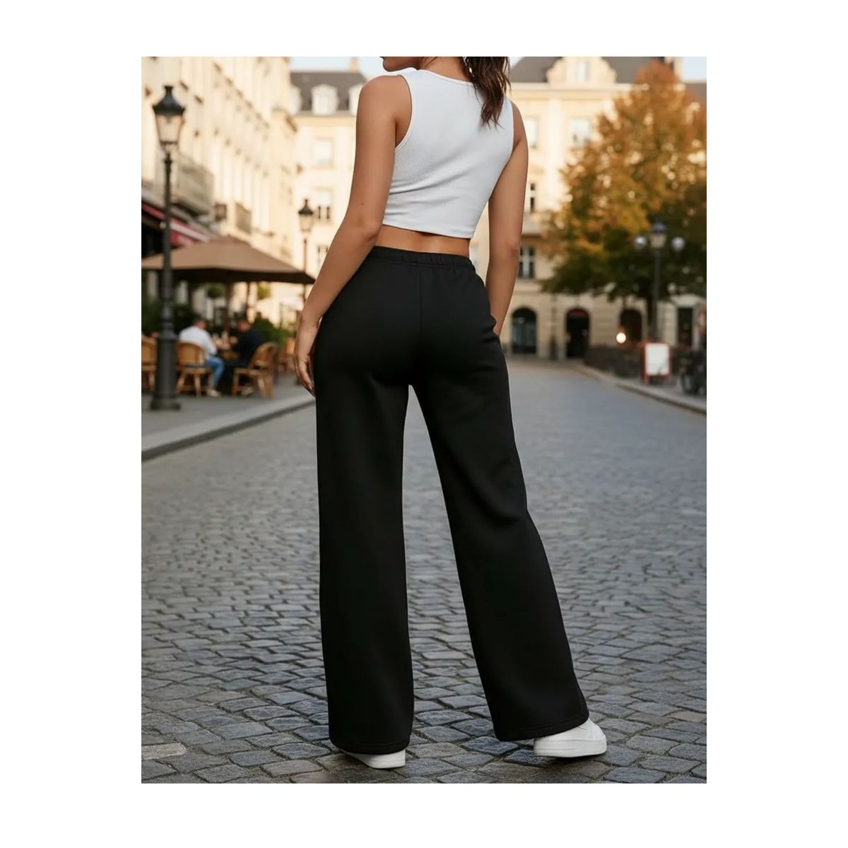 LOOK SHOP - Pantalón Jogger Buzo Mujer Algodón Forro Polar. Invierno 138