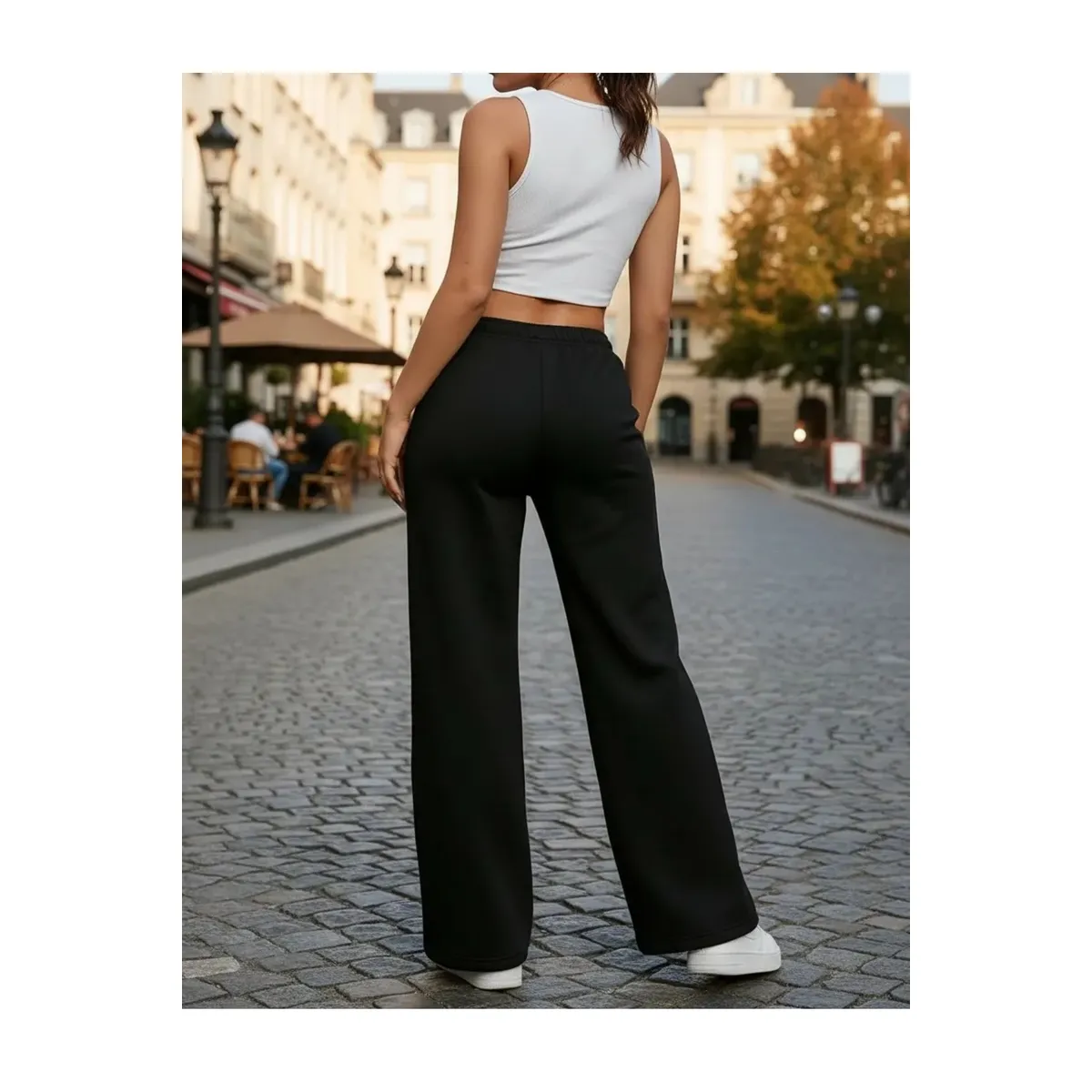 LOOK SHOP - Pantalón Jogger Buzo Mujer Algodón Forro Polar. Invierno 138