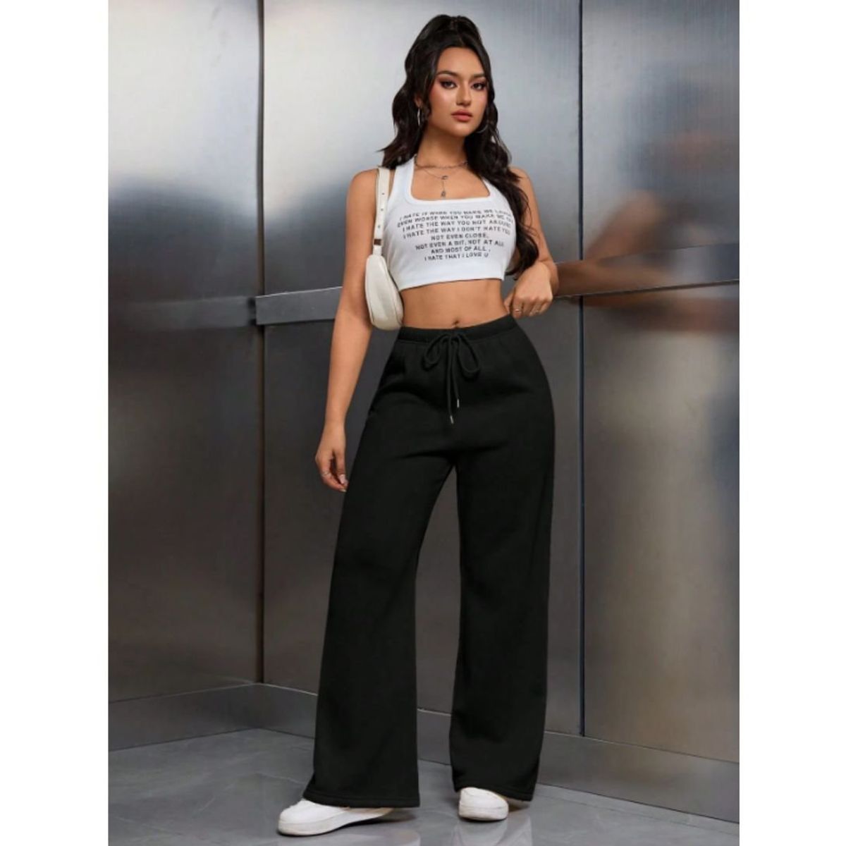 LOOK SHOP - Pantalón Jogger Buzo Mujer Algodón Forro Polar. Invierno 138