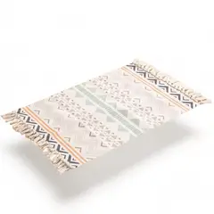GENERICO - Bajada De Cama Kilim 60cmx90cm Tejidas Algodon Etnico