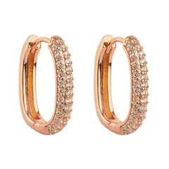 BOAZ JOYAS - ARGOLLAS DIANA BAÑADAS EN ORO