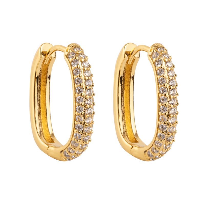 BOAZ JOYAS - ARGOLLAS DIANA BAÑADAS EN ORO