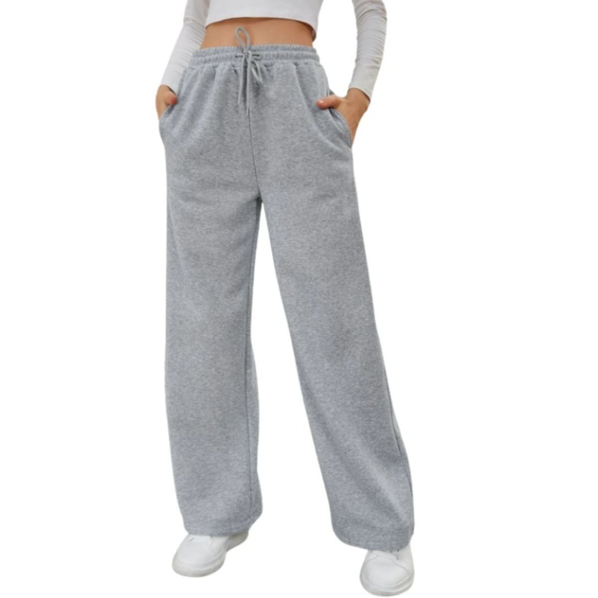 LOOK SHOP - Pantalón Jogger Buzo Mujer Algodón Forro Polar. Invierno 138