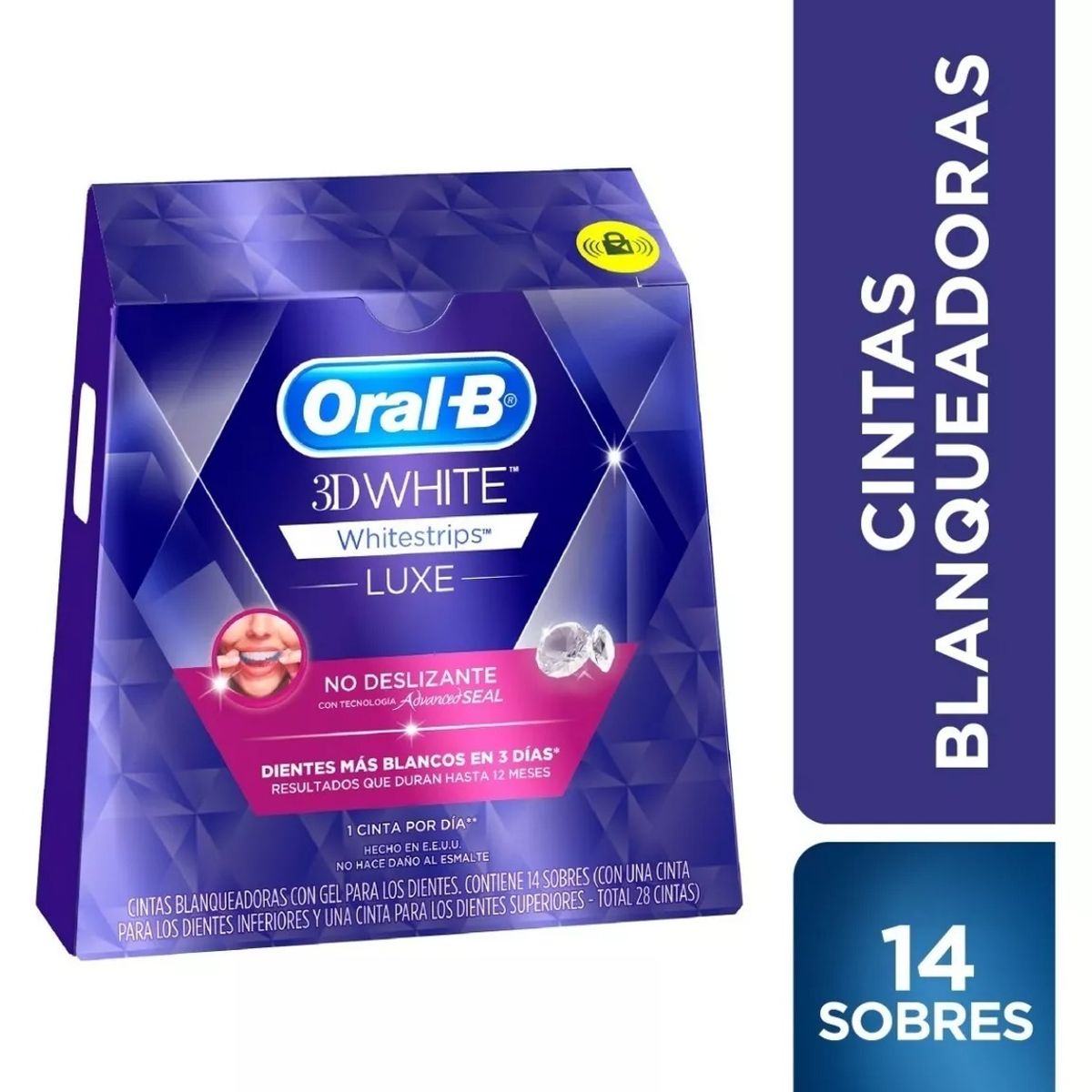 ORAL B - 14 Tiras Blanqueadoras Oral-b Whitestrips Advanced Seal