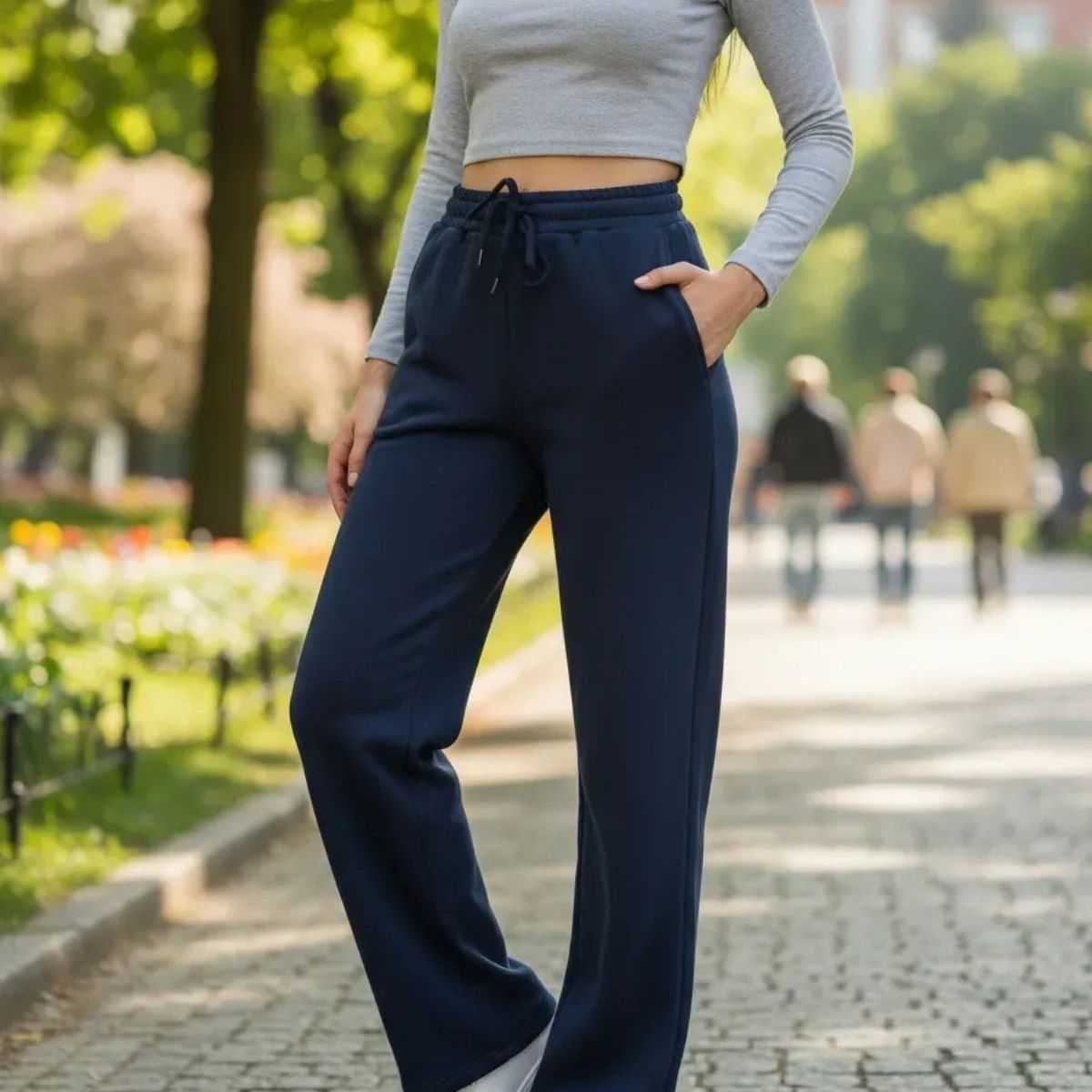 LOOK SHOP - Pantalón Jogger Buzo Mujer Algodón Forro Polar. Invierno 138