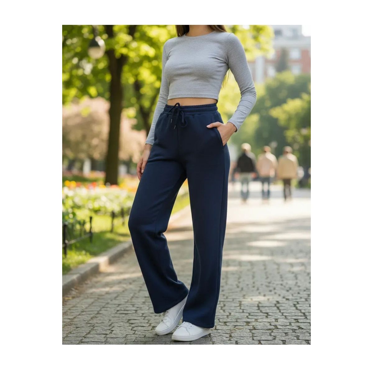 LOOK SHOP - Pantalón Jogger Buzo Mujer Algodón Forro Polar. Invierno 138