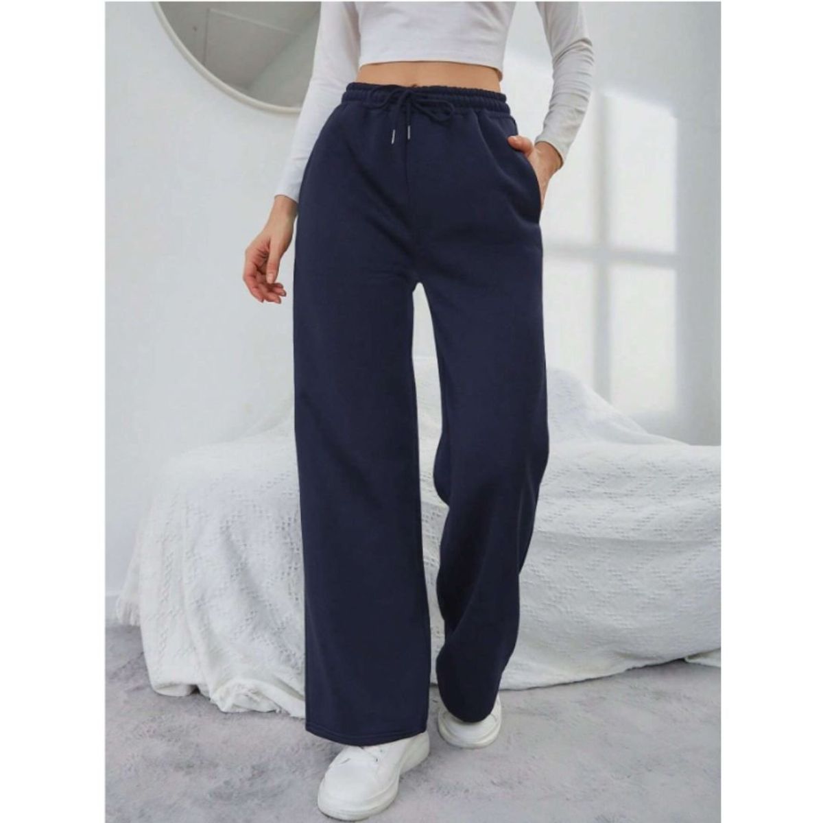 LOOK SHOP - Pantalón Jogger Buzo Mujer Algodón Forro Polar. Invierno 138