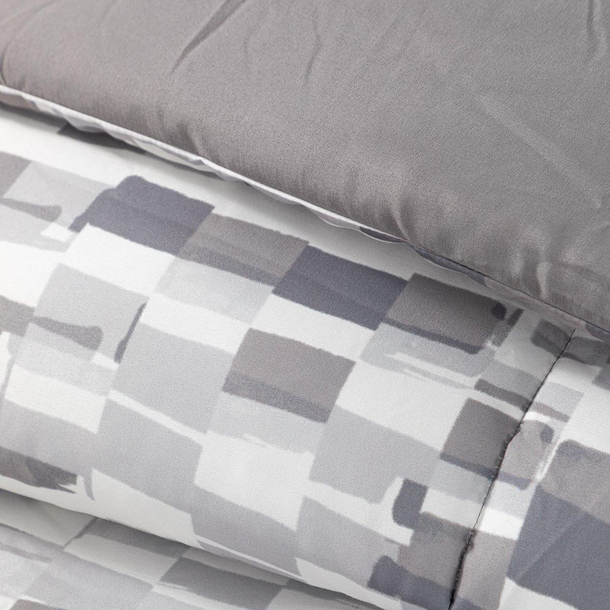 DIB - Plumon Reversible 1.5 Plaza Ladrillo Gris