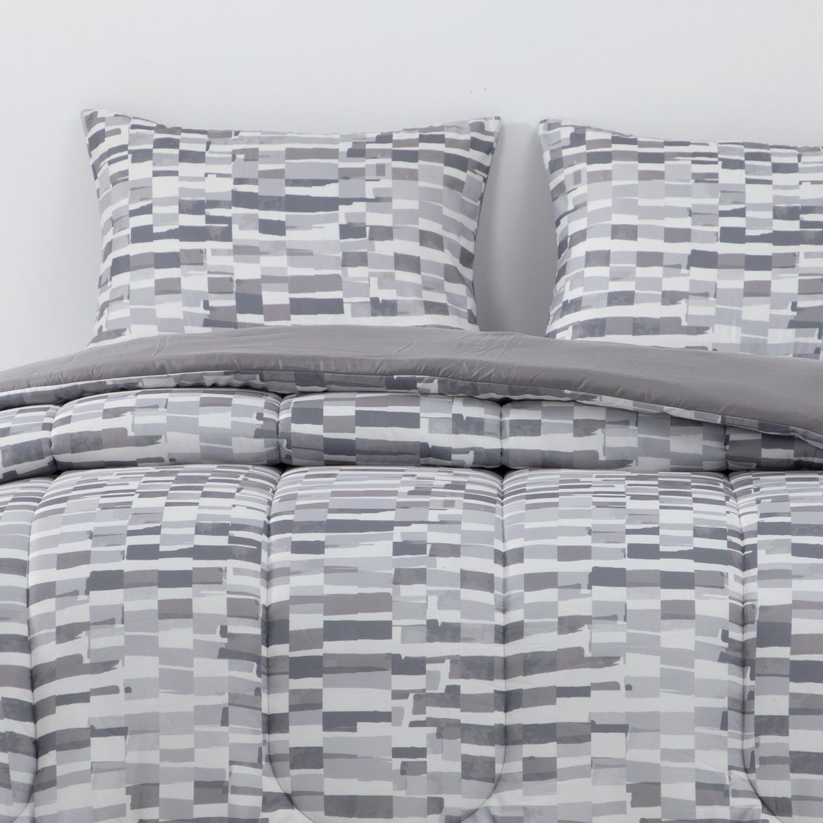 DIB - Plumon Reversible 2 Plazas Ladrillo Gris