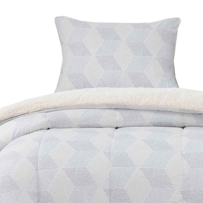 DIB - Plumon  Reversible Sherpa 15 Plaza Block Gris