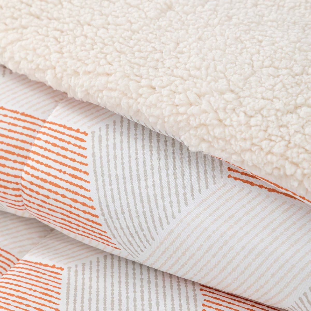 DIB - Plumon Reversible Sherpa 2 Plazas Block. Terracota