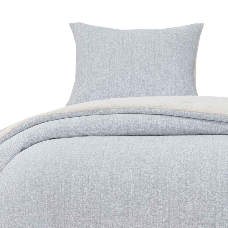 HEBRA - Quilt Reversible Sherpa 15 Plaza Gris