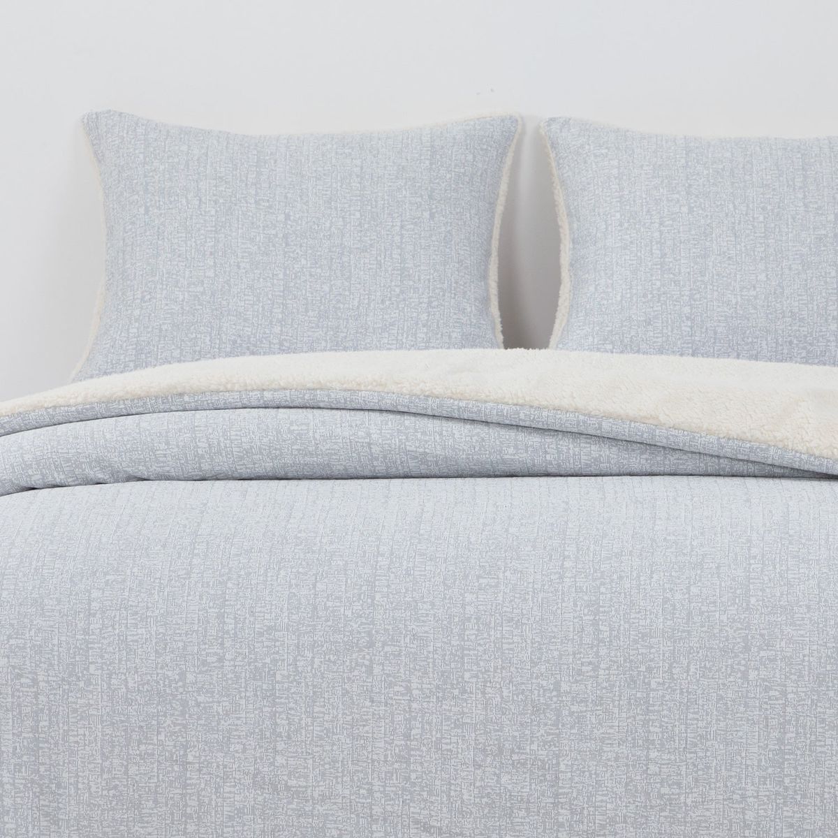 HEBRA - Quilt  Reversible Sherpa 2 Plazas Gris