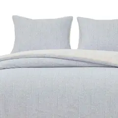 HEBRA - Quilt Reversible Sherpa 2 Plazas Gris