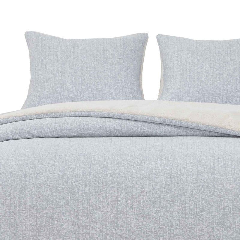 HEBRA - Quilt  Reversible Sherpa King Gris