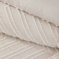 HEBRA - Plumon Jacquard 1.5 Plaza Flechas Beige
